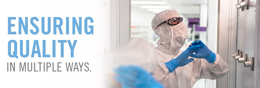 Ensuring quality in multiple ways.